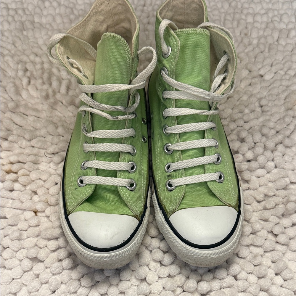 Converse Kids Green High-Top Sneakers